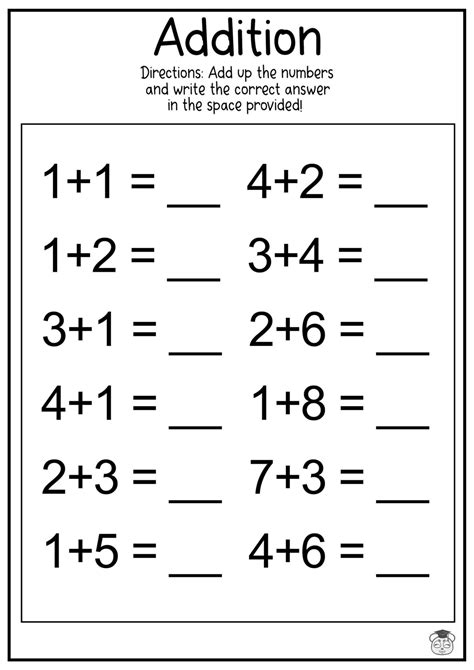 addition worksheets.
